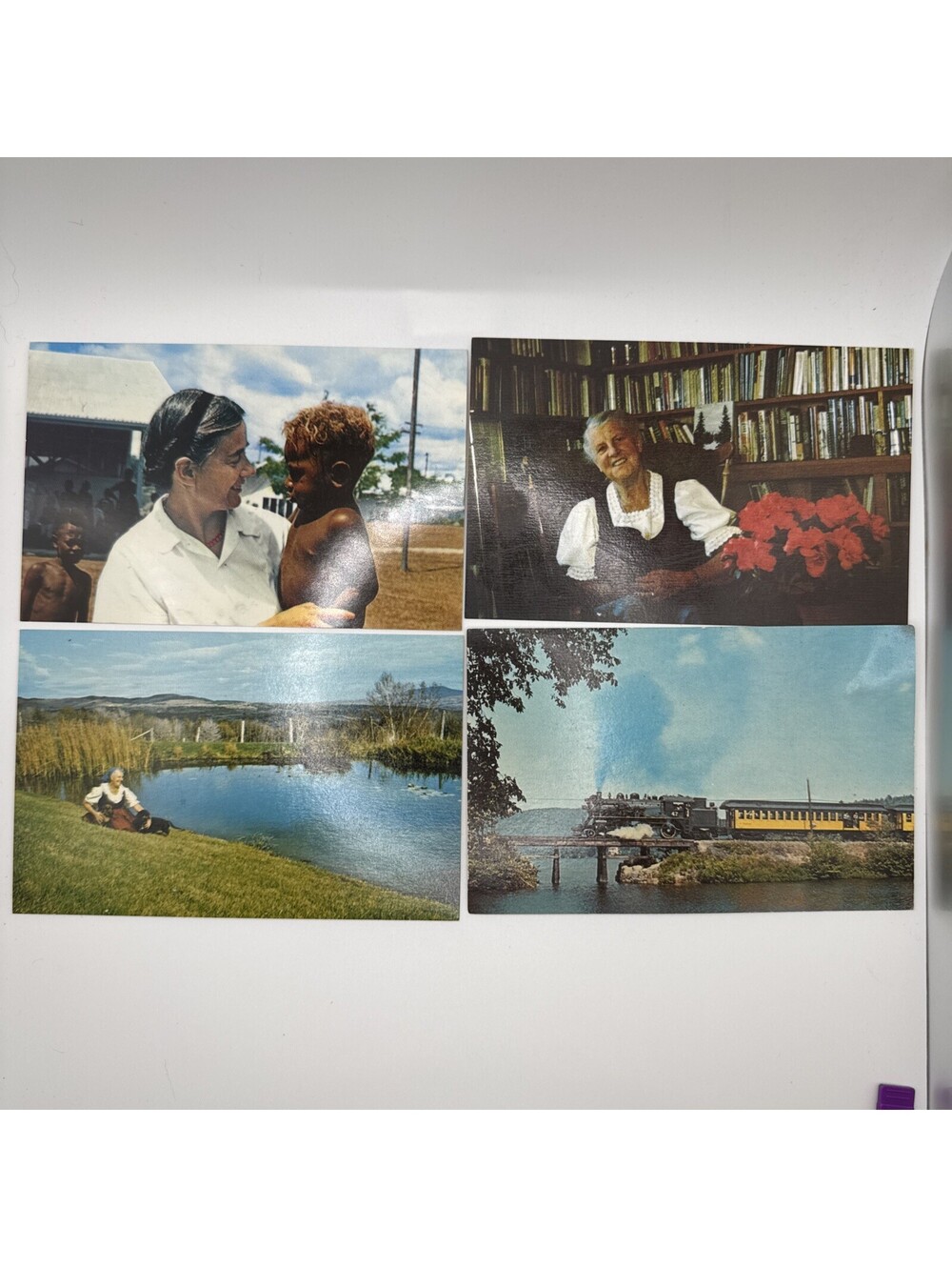 Lot Of Vintage of 18 Unused Postcards - Trains People Canada Vermont